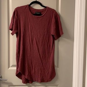 Pacsun maroon knit tee